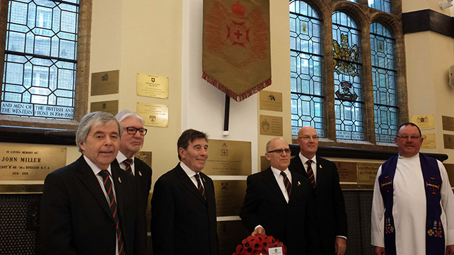 St George's Memorial Church Ypres: Plaque dedication ceremony