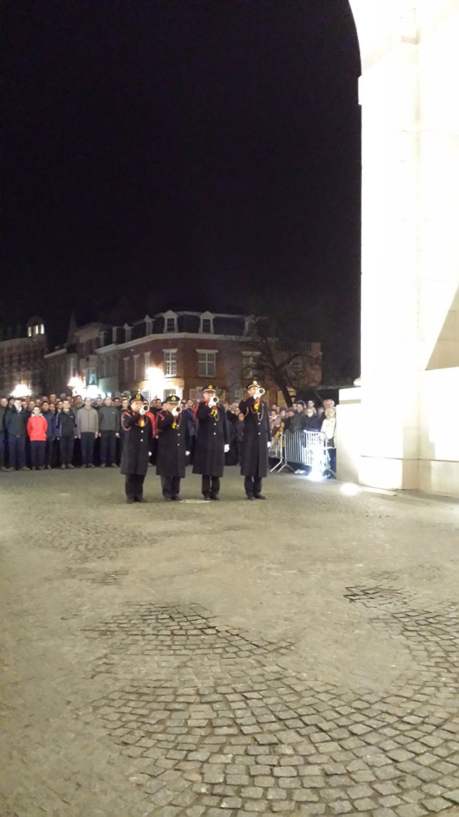 Menin Gate: Last Post ceremony