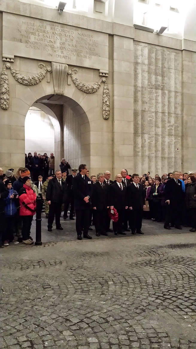 Menin Gate: Last Post ceremony